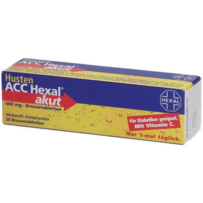 Husten ACC Hexal akut 600 mg - Brausetabletten
