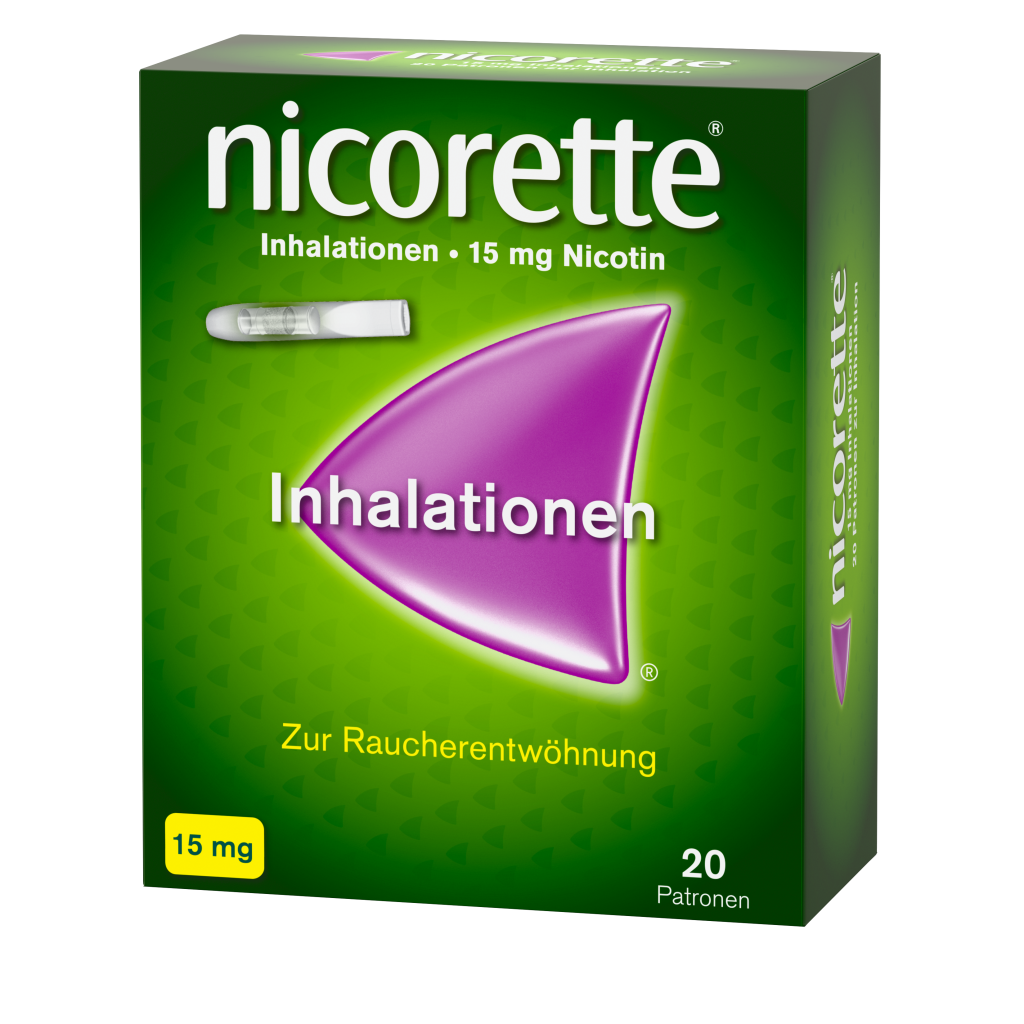 Nicorette 15 mg - Inhalationen zur Raucherentwöhnung