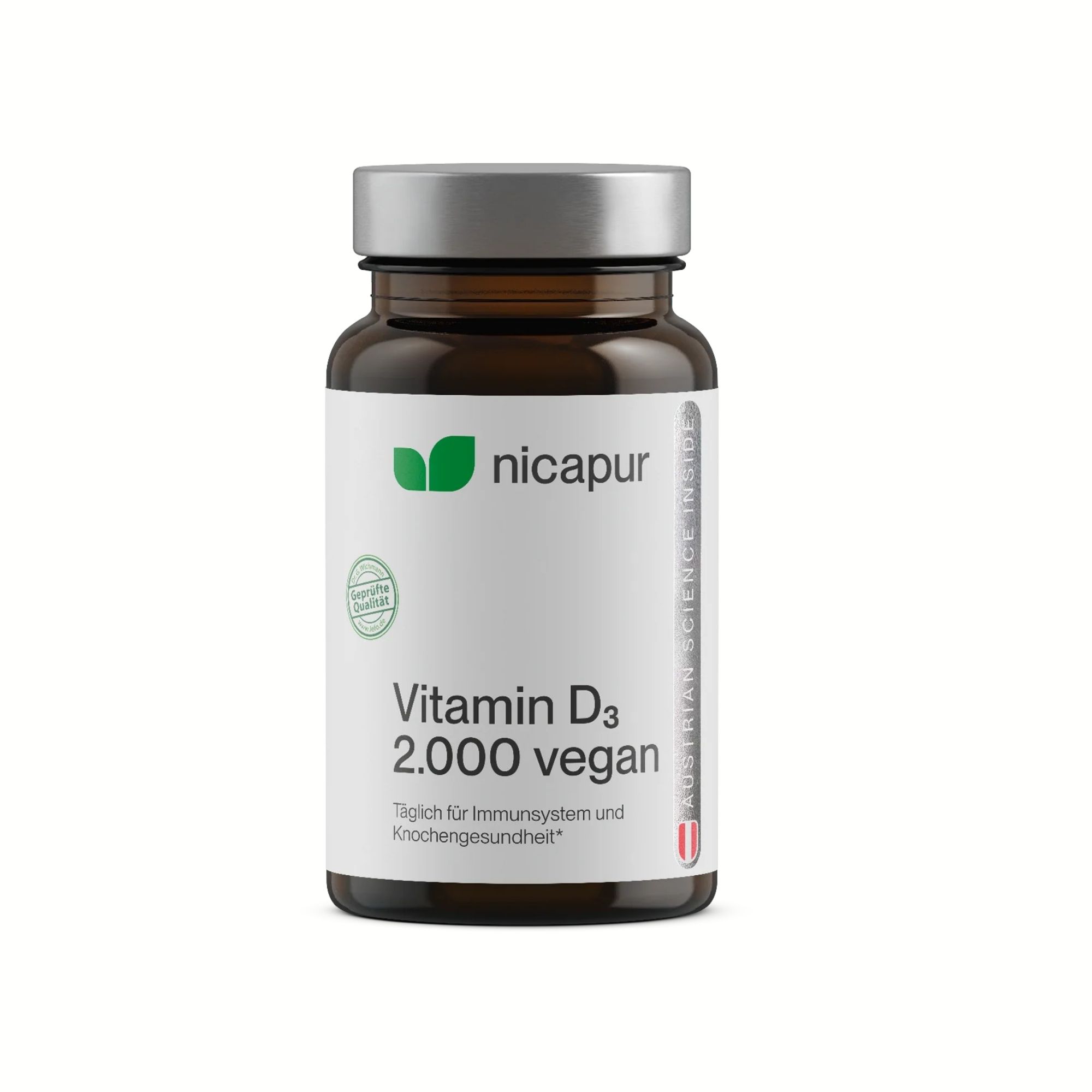 NICApur® Vitamin D3 2000 vegan Kapseln
