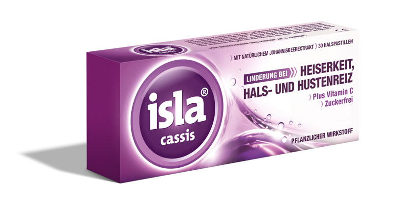 Isla Pastillen Isla Cassis + Vit. C Pastillen 30 Stück