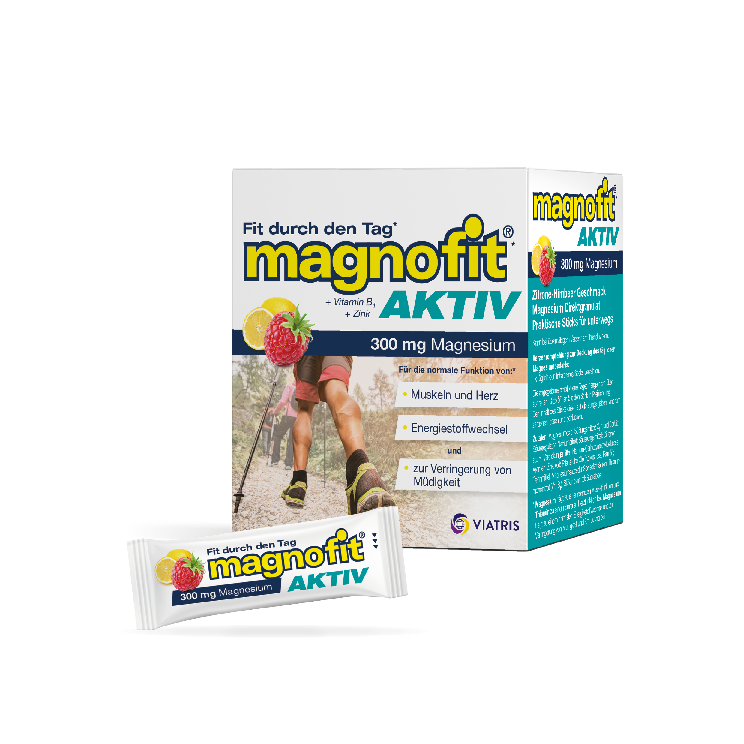 MF_Packung_2023_AKTIV-004 Magnofit Aktiv 300 MG Stick