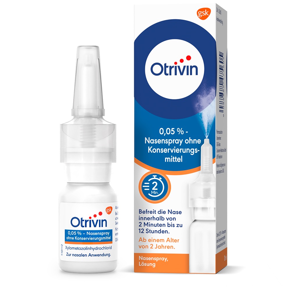 Otrivin 0,05 % - Nasenspray ohne Konservierungsmittel