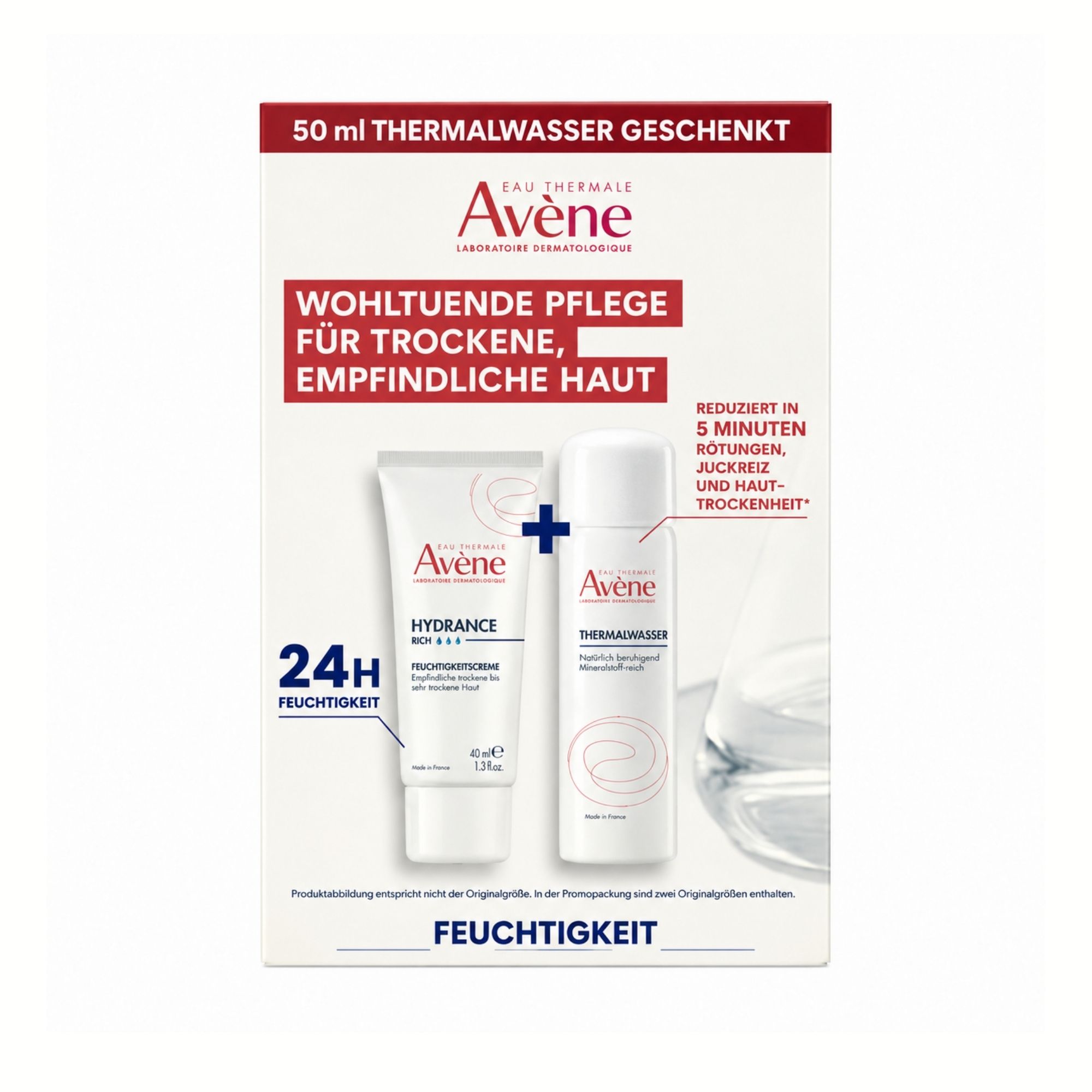Avene Promo Hydrance REICHHALTIG Feuchtigkeitscreme + Thermalwasser
