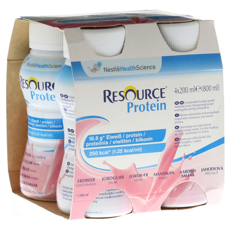 Resource® protein Erdbeer 4x200ml