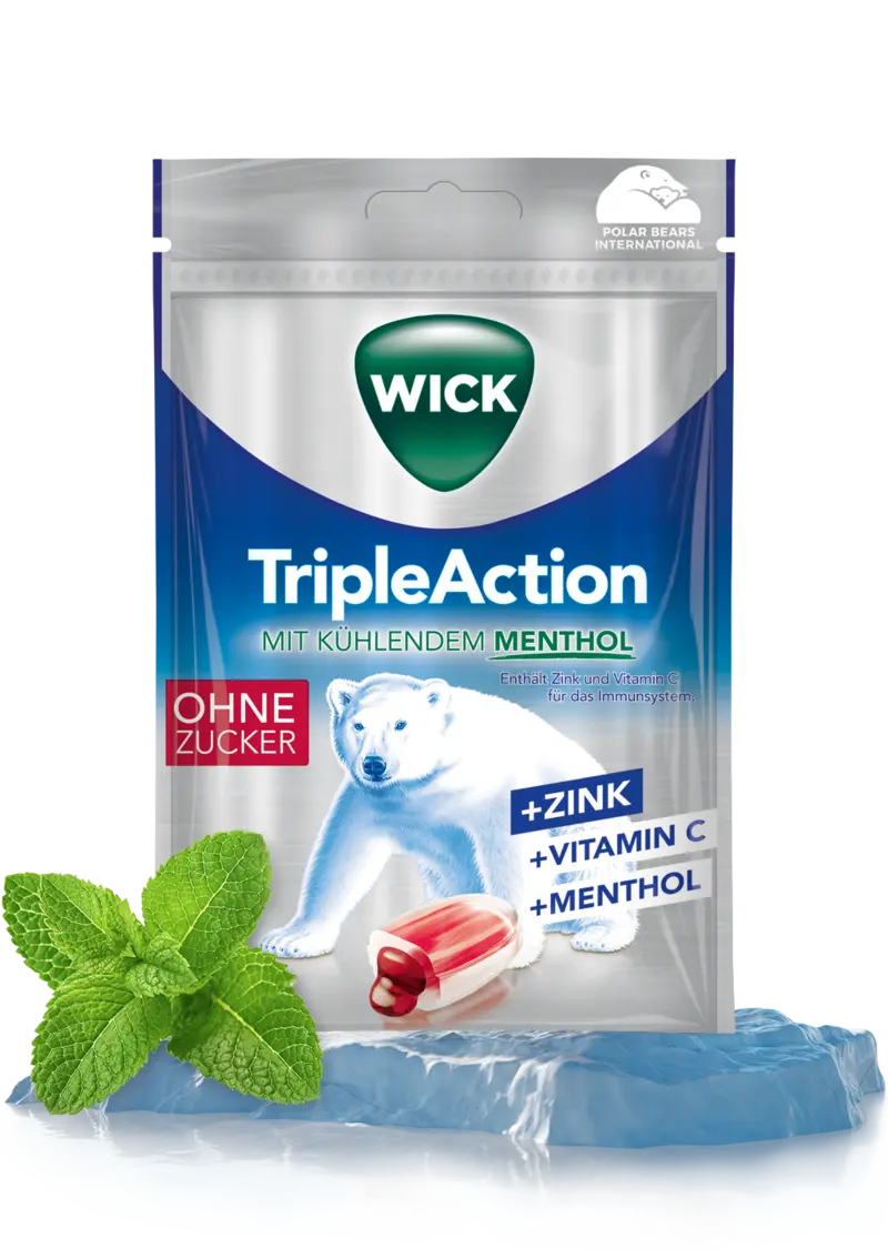 Wick ohne Zucker Triple Action 72 g