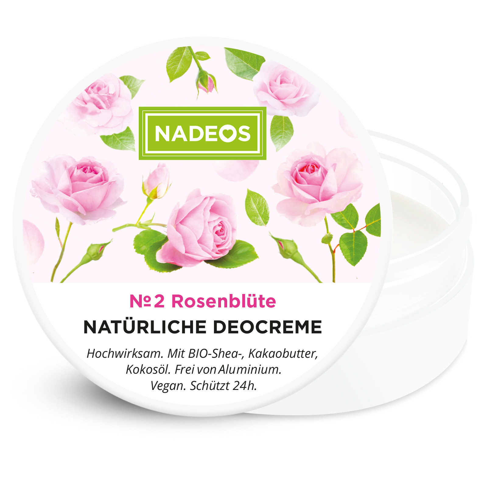 Nadeos Deocreme Nr. 2 Rosenblüte