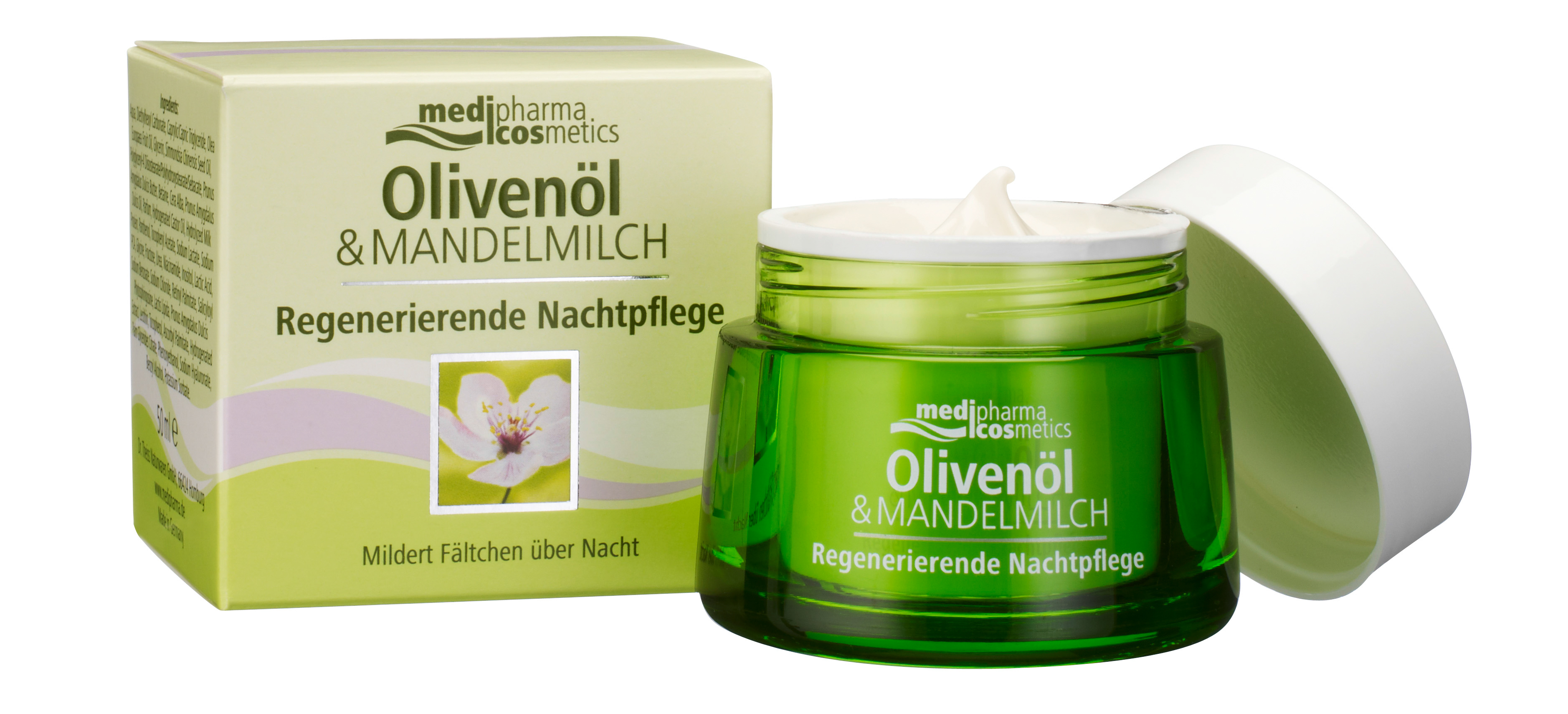 Medipharma Cosmetics Olivenöl & Mandelmilch Nachtpflege