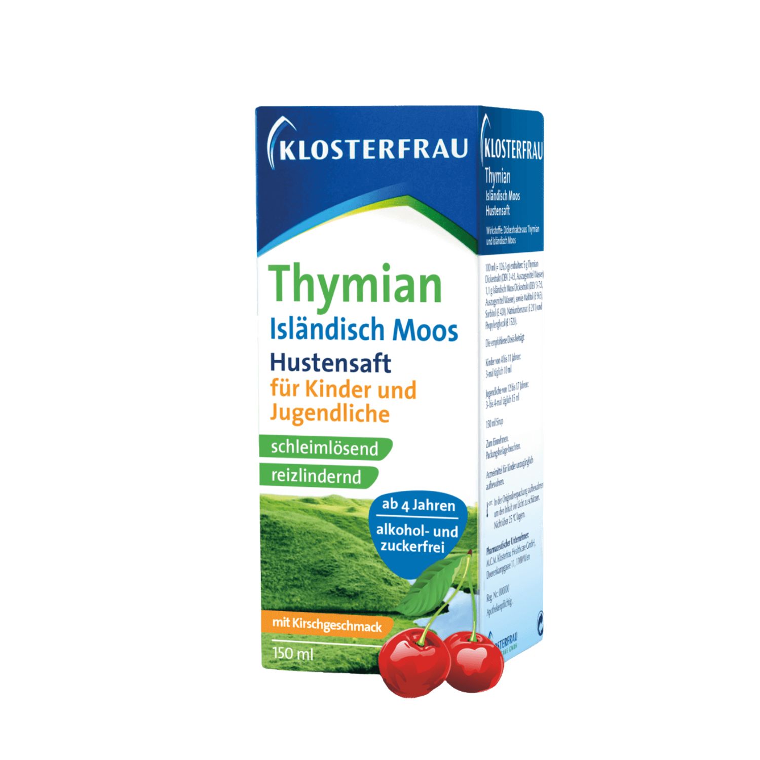 Klosterfrau Thymian Isländisch Moos Hustensaft für Kinder und Jugendliche