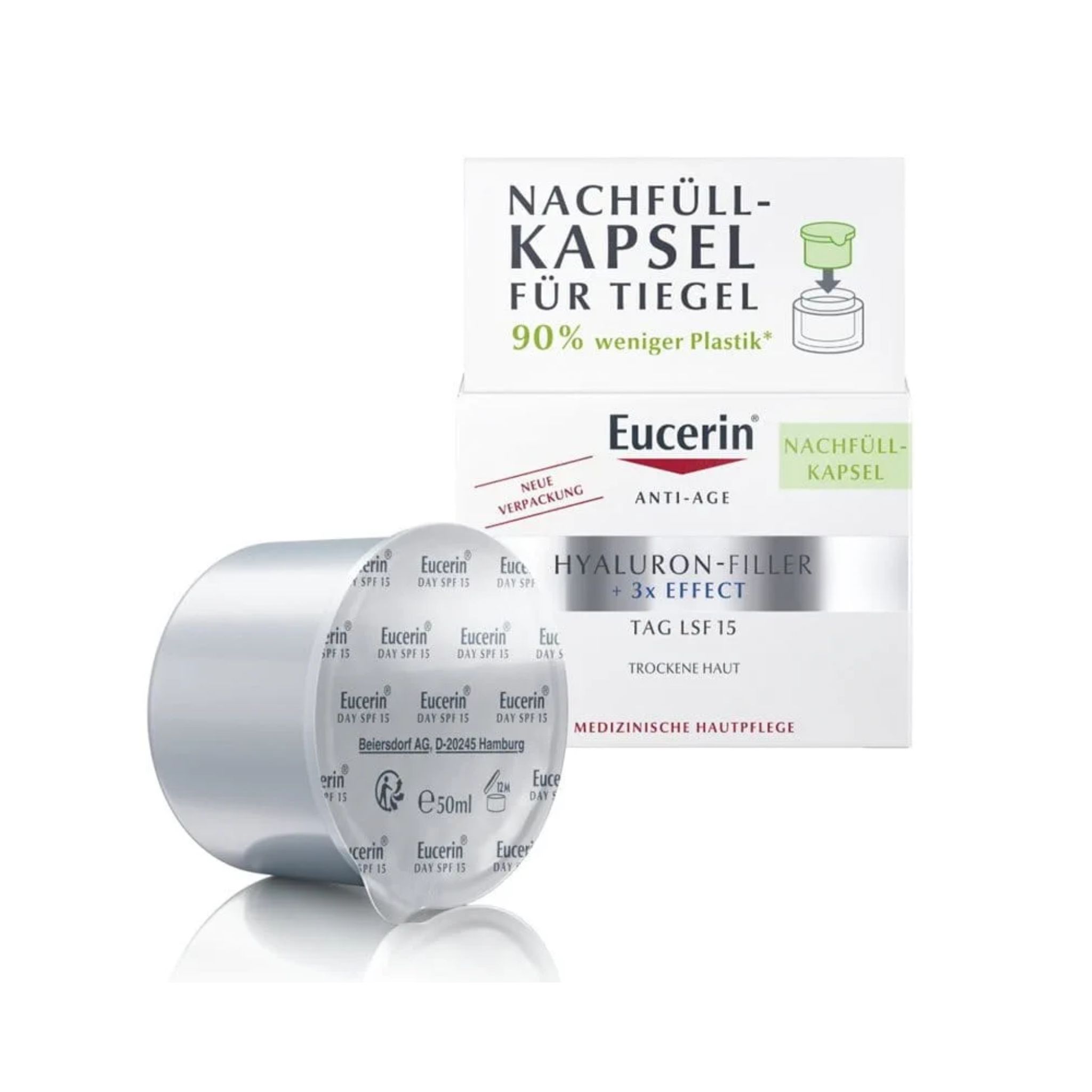 Eucerin HYALURON-FILLER Tagespflege LSF 30 Nachfüllkapsel