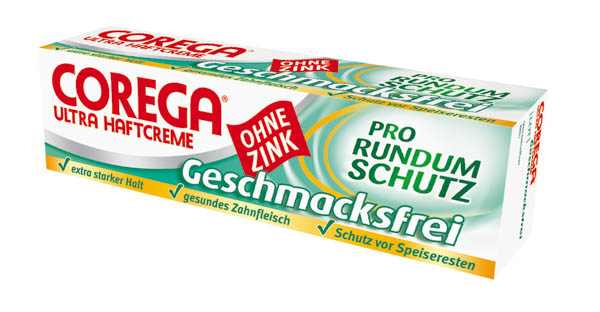 Corega Ultra Haftcreme geschmacksfrei 40g