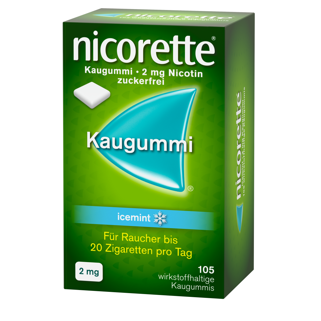 Nicorette Icemint 2 mg - Kaugummi zur Raucherentwöhnung