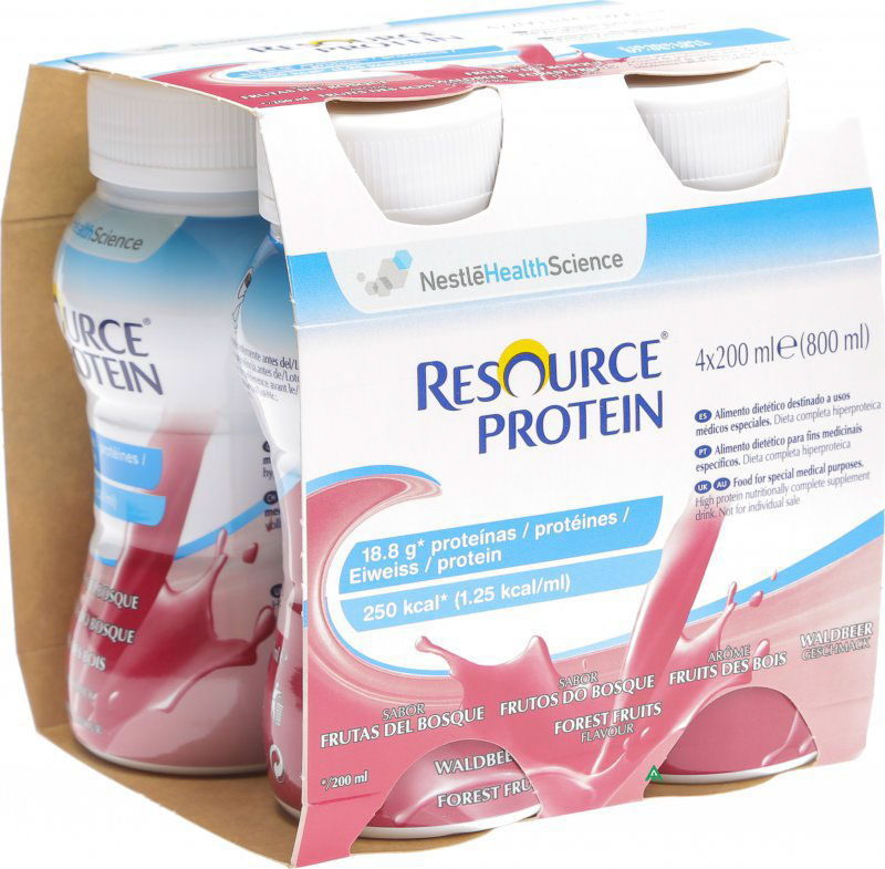 Resource® protein Waldbeer 4x200ml