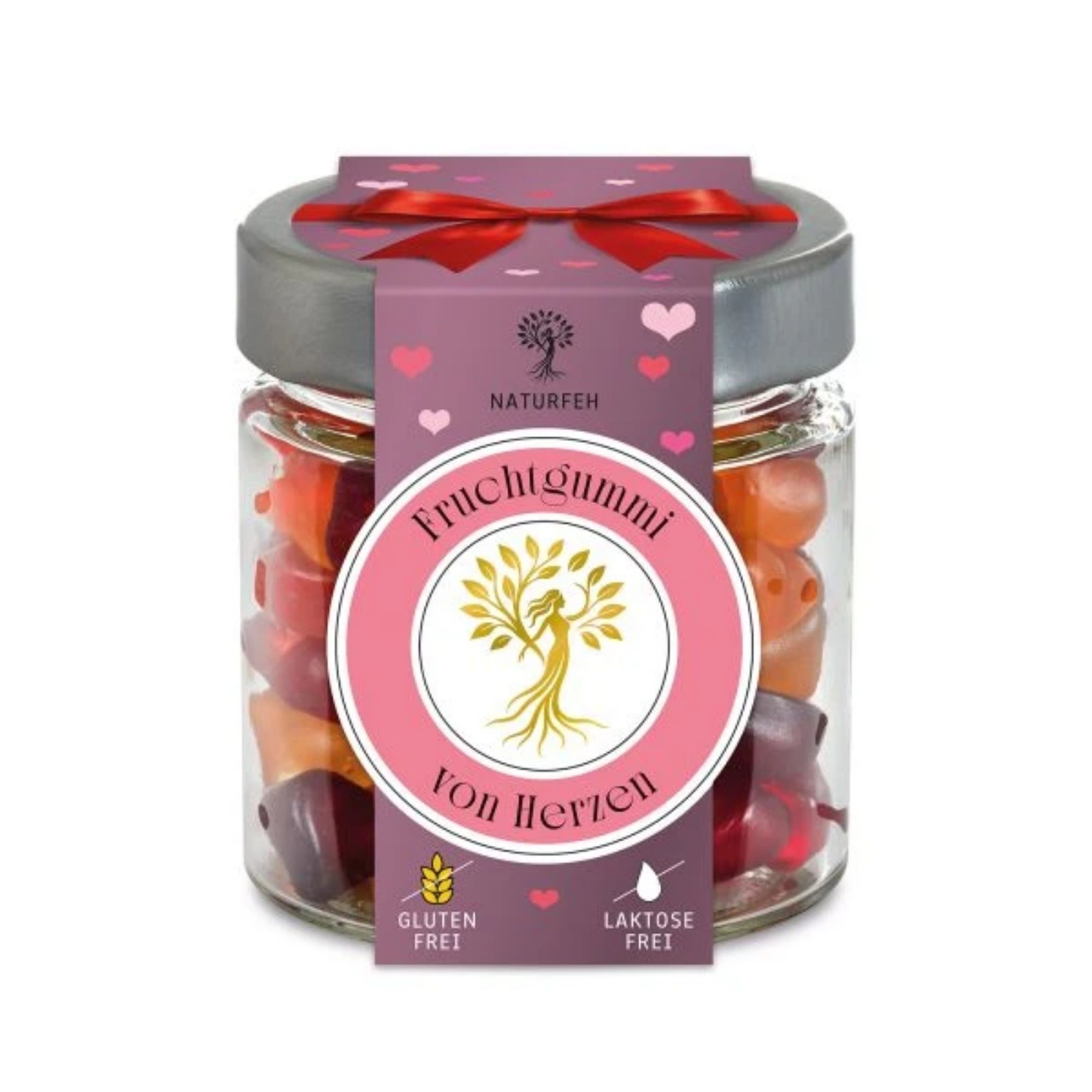 Fruchtgummi von Herzen