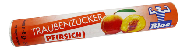 Bloc Traubenzucker Pfirsich