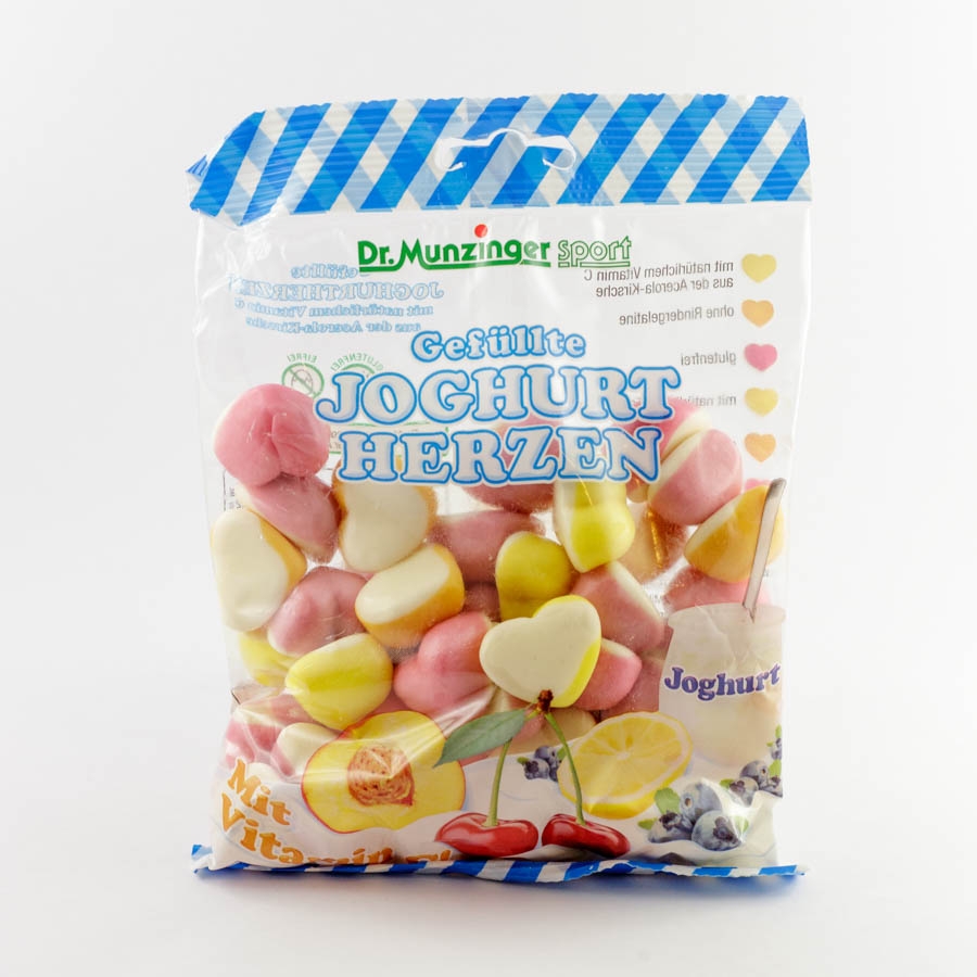 Dr. Munzinger Gefüllte Joghurtherzen + Vit C