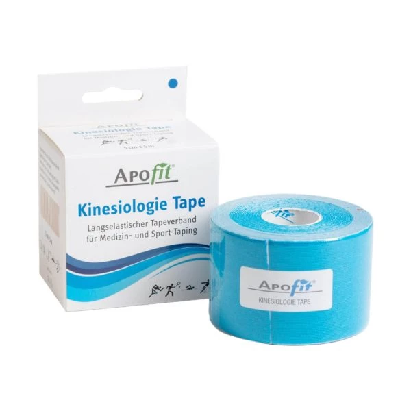 Kinesiotape blau 5cm x 5cm Kinesiotape blau 5cm x 5cm