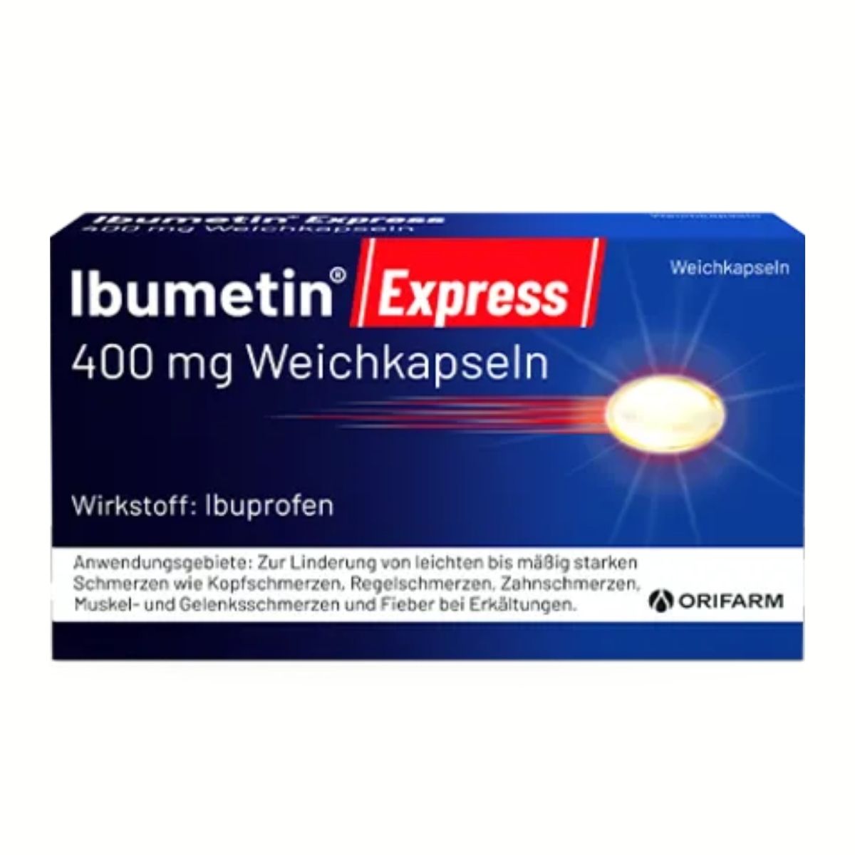 Ibumetin Weichkapseln Express 400 mg