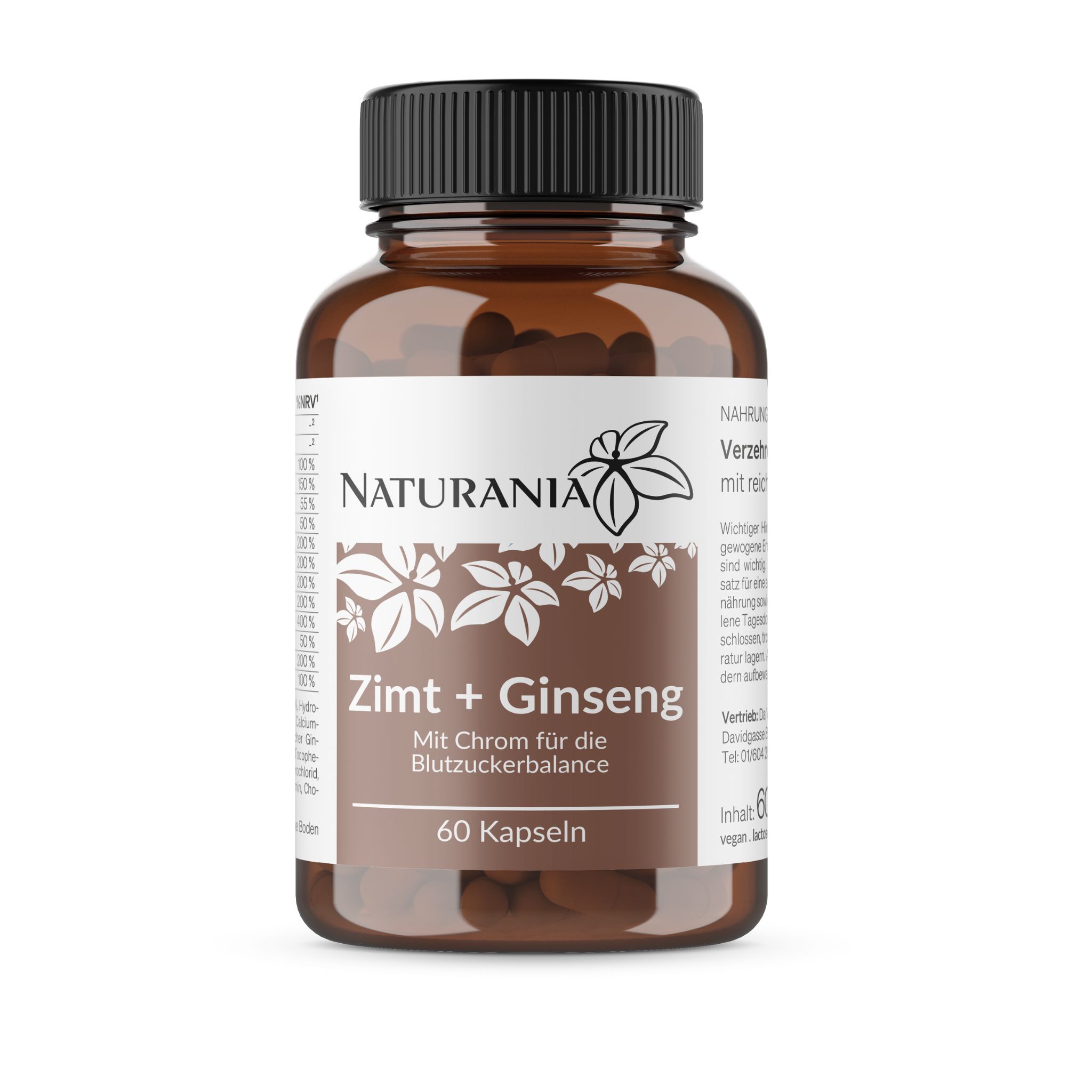 Naturania Zimt + Ginseng Kapseln Naturania Zimt + Ginseng Kapseln