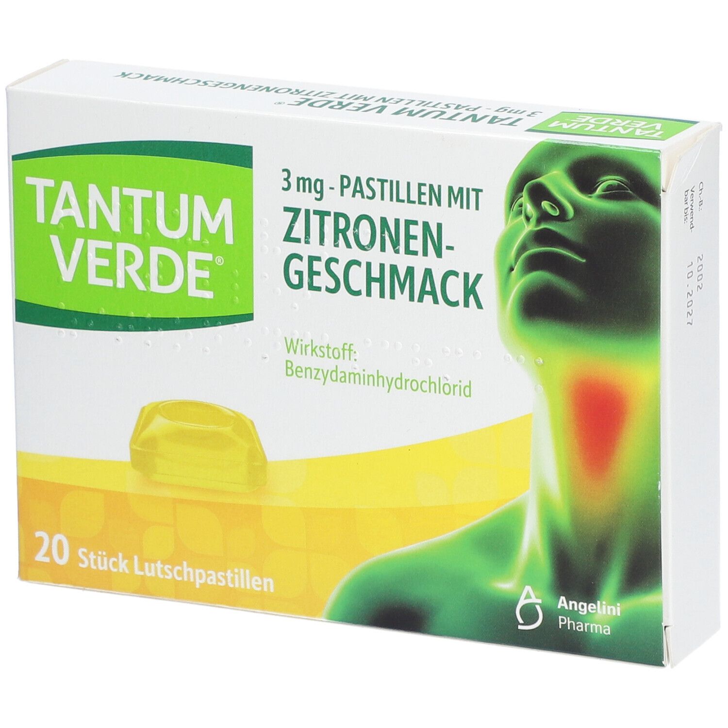 Tantum Verde 3 mg - Pastillen mit Zitronengeschmack