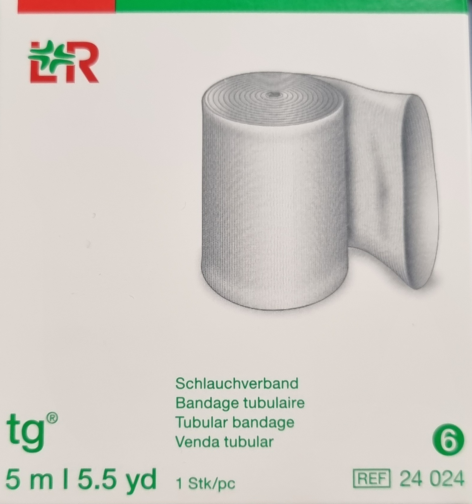 Schlauchverband TG  5,5CM 5M Größe 6