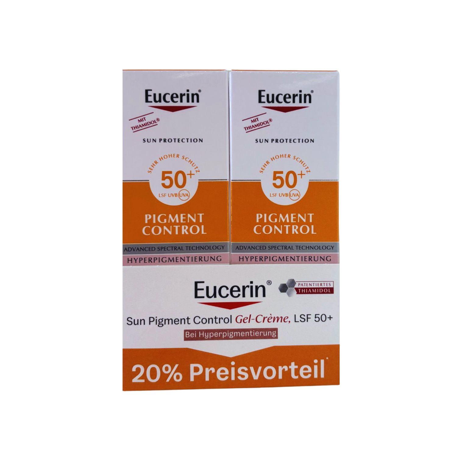 Eucerin Pigment Control Sun Fluid LSF 50+ Doppelpackung