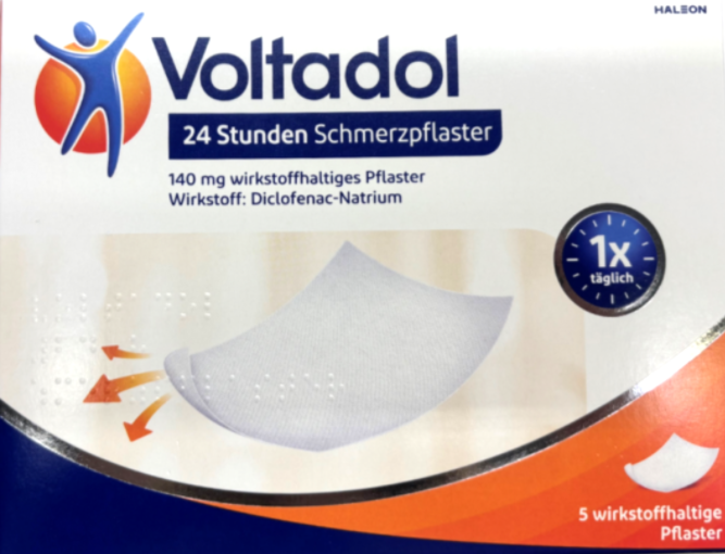 Voltadol 24h Schmerzpflaster 140 mg  Voltadol 24h Schmerzpflaster 140 mg