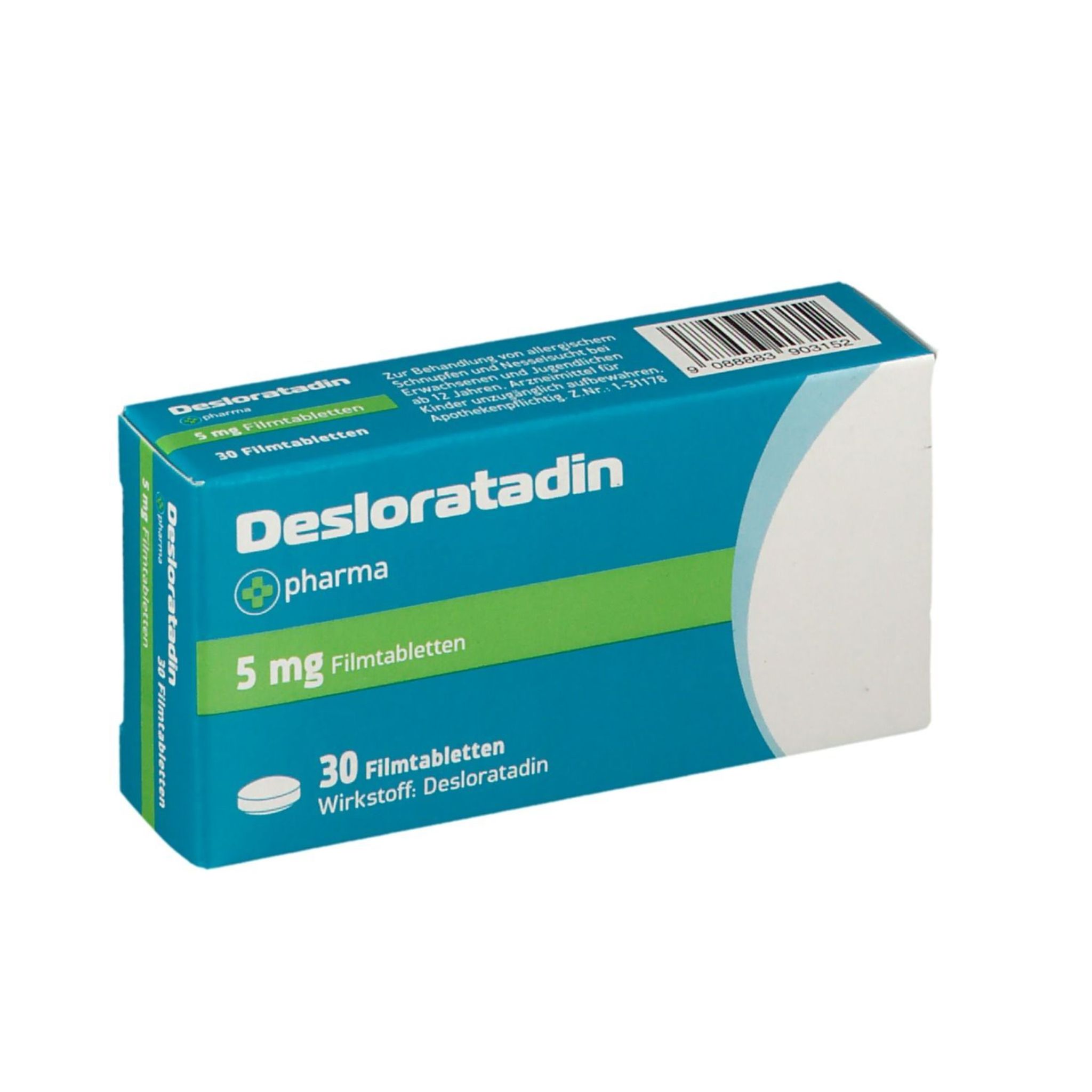 Desloratadin +pharma 5 mg Filmtabletten