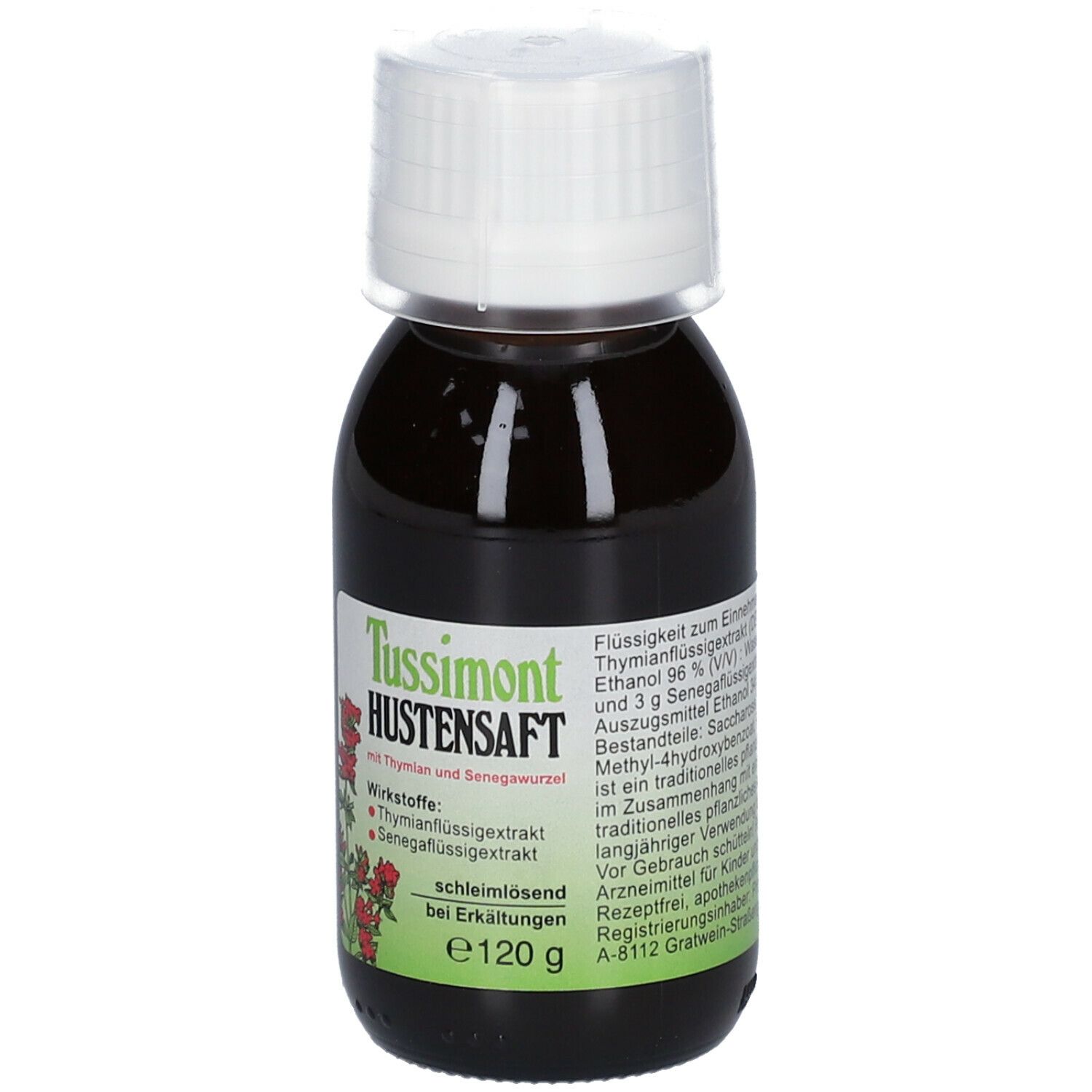 TUSSIMONT HUSTENSAFT mit Thymian und Senegawurzel