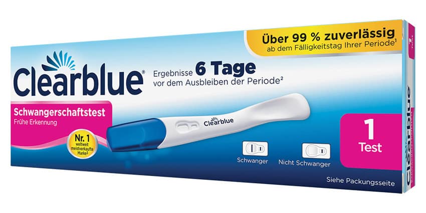 4525254 CLEARBLUE Schwangerschaftstest Früherkennung