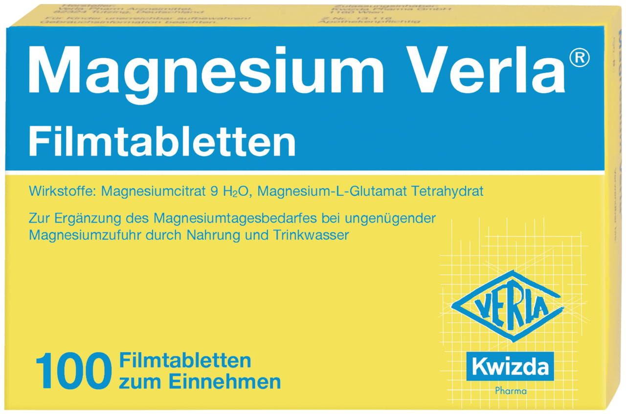 MAGNESIUM VERLA-Filmtabletten