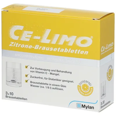 Ce-Limo Zitrone - Brausetabletten Ce-Limo Zitrone - Brausetabletten