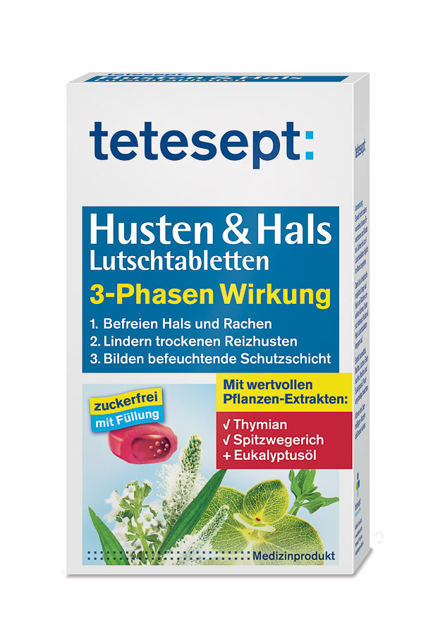 4137799payHQfxtTo9Oh tetesept Husten & Hals 3 Phasen Lutschtabletten 20 Stk