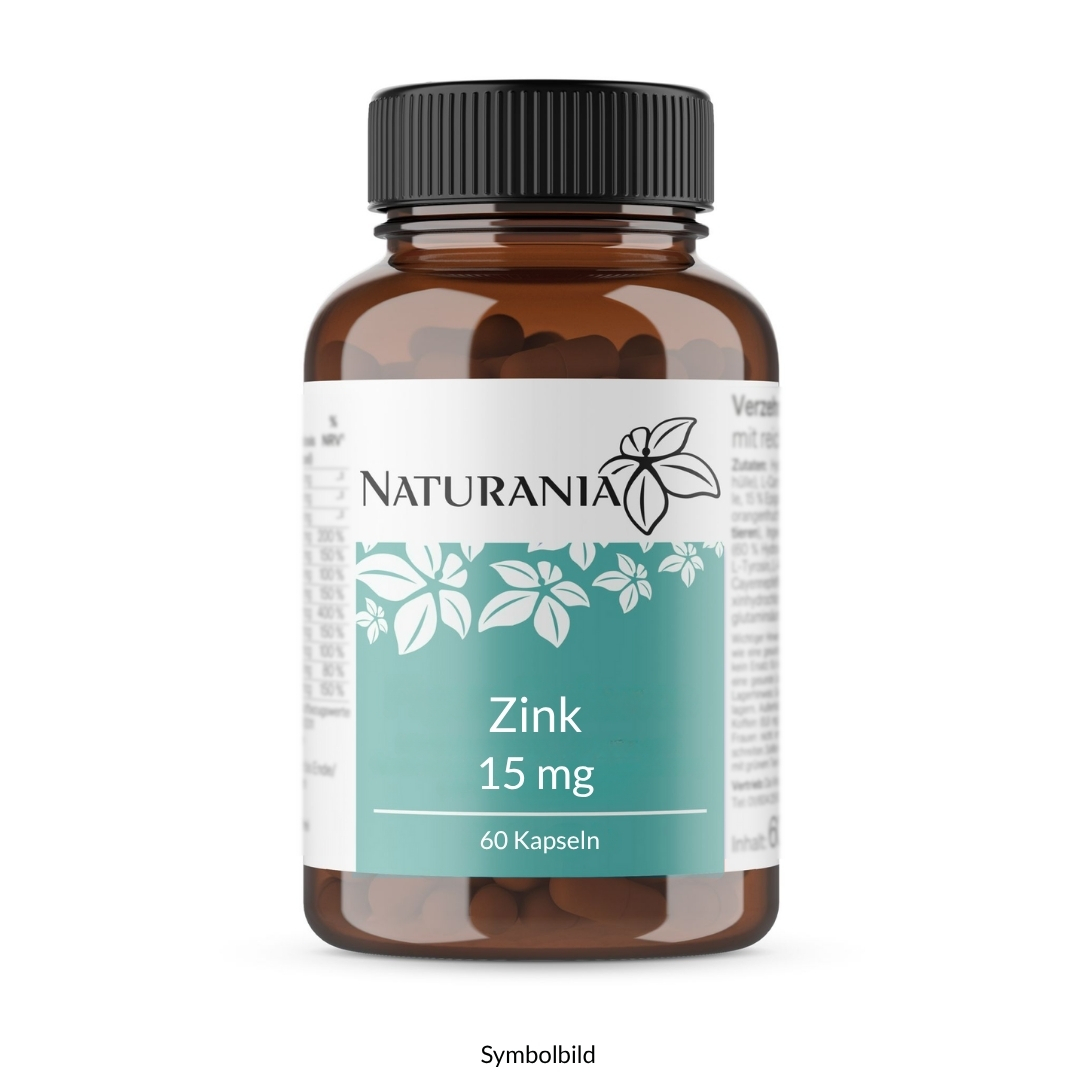 Naturania Zink 15 mg Kapseln