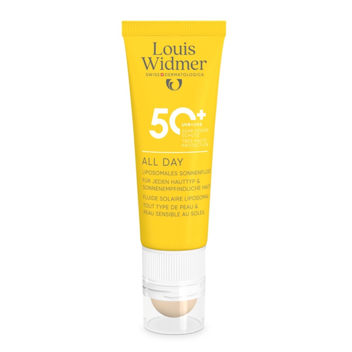 Louis Widmer suncare All Day 50+ mit Lippenpflege Stift 50+ - leicht parfümiert