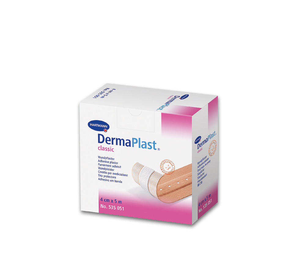 Hartmann DermaPlast&reg; sensitive 6 cm, DermaPlast® sensitive; Rollen zu 5m