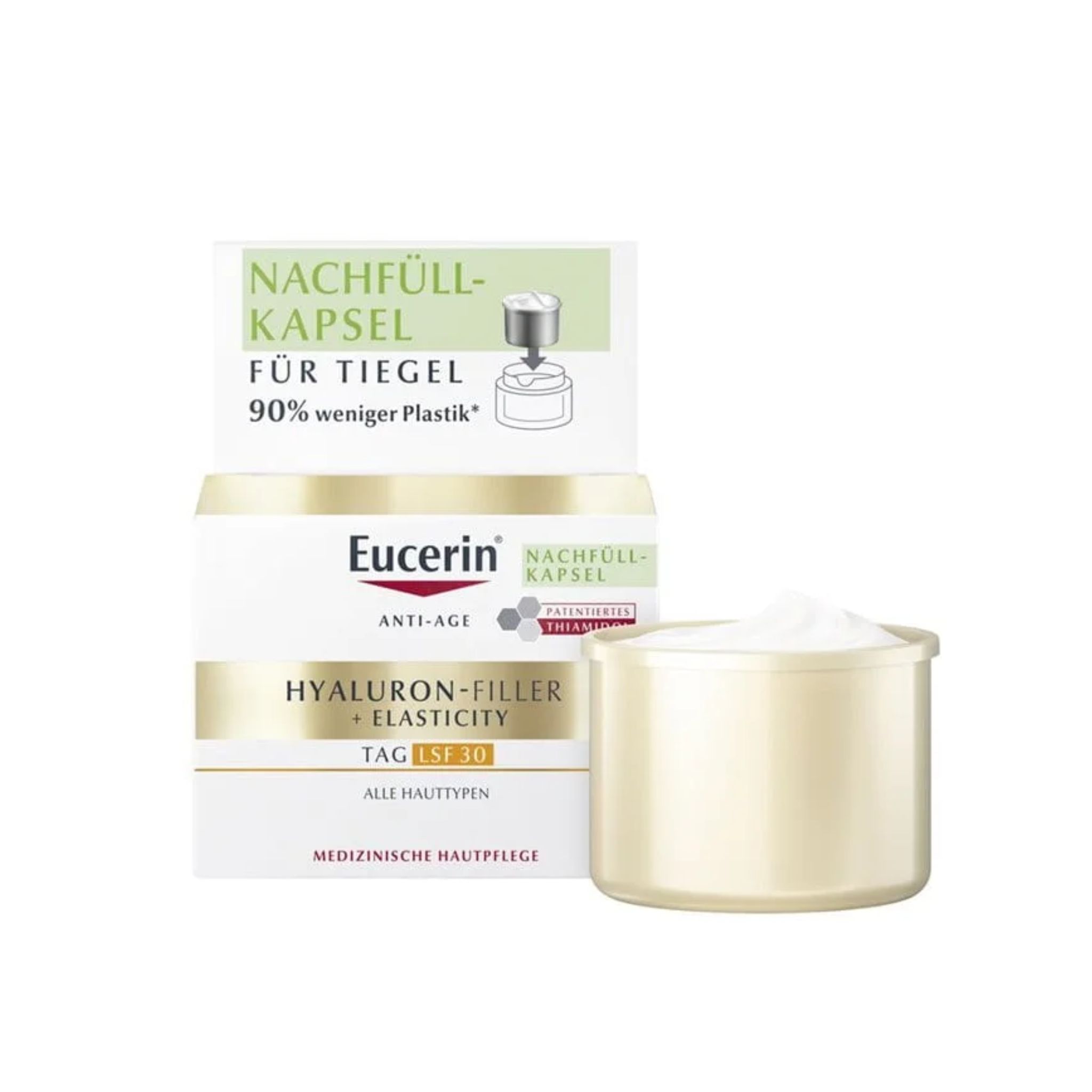 Eucerin Hyaluron Elasticity Tagespflege LSF 30 Nachfüllkapsel Eucerin Hyaluron Elasticity Tagespflege LSF 30 Nachfüllkapsel