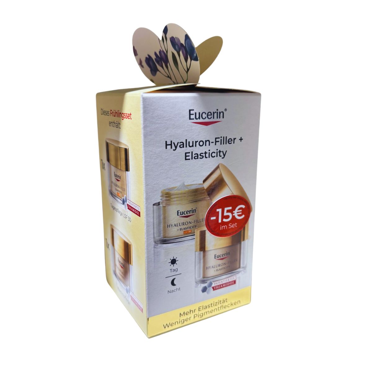 Eucerin Muttertagsaktion Hyaluron-Filler + Elasticity LSF 30 Tag- und Nachtcreme