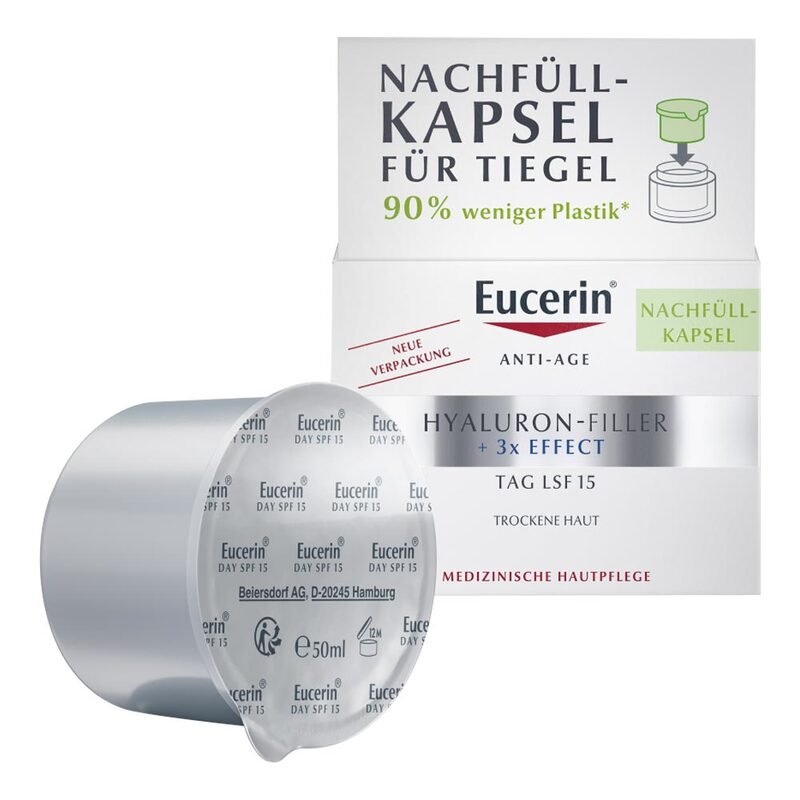 Eucerin-nf Eucerin Hyaluron-Filler Tagescreme Trockene Haut LSF 15 Nachfüllkapsel