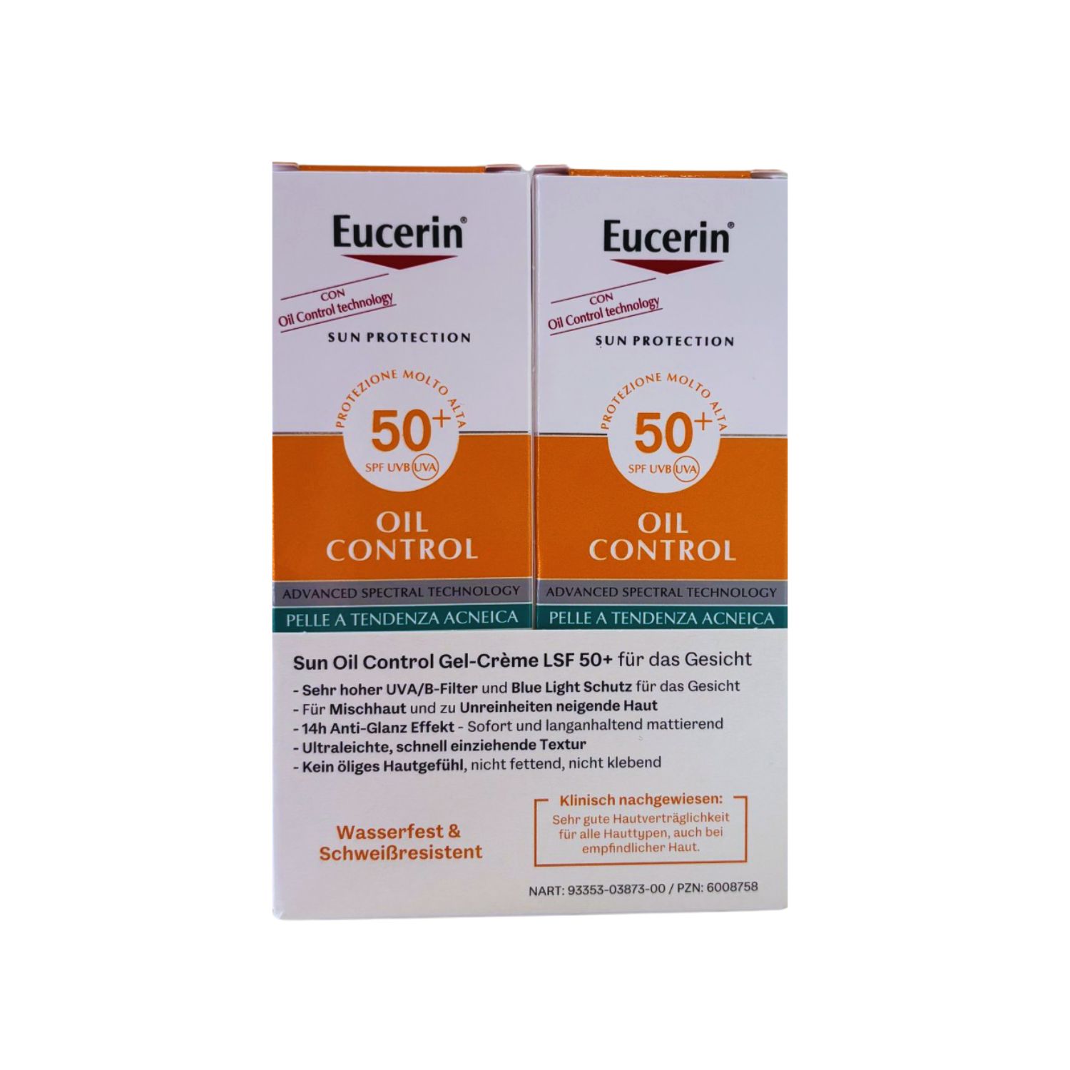 Eucerin Sun Face Gel-Creme Oil Control LSF 50+ Doppelpackung