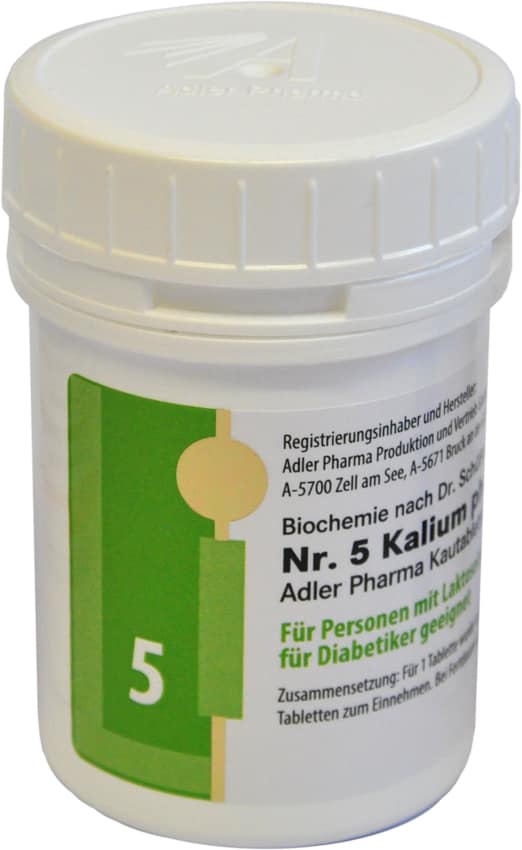 Schüssler Salz Nr. 5 Kalium phosphoricum Kautabletten