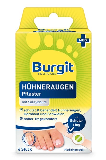 5005574c4Xz4DdiFYYPA Burgit Hühneraugen Pflaster 6 Stk.