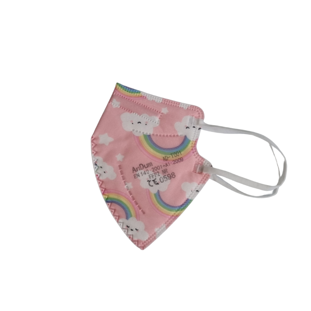 RainbowWFjrGCKy0c1pK ATEMSCHUTZ FFP2 KINDER REGENBOGEN