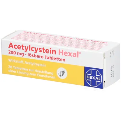 ACETYLCYSTEIN HEXAL lösbare Tabletten 200mg  