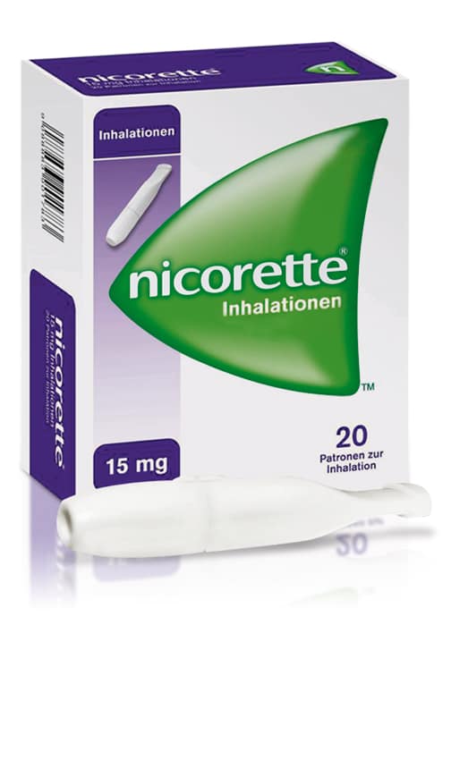 Nicorette 15 mg - Inhalationen zur Raucherentwöhnung