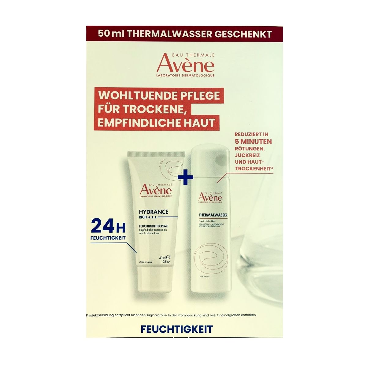 Avene Promo Hydrance REICHHALTIG Feuchtigkeitscreme + Thermalwasser