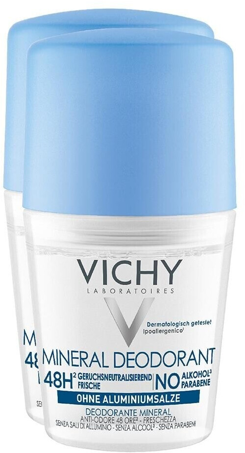 Vichy Deo Mineral Roll On 48H Doppelpackung 100 ML