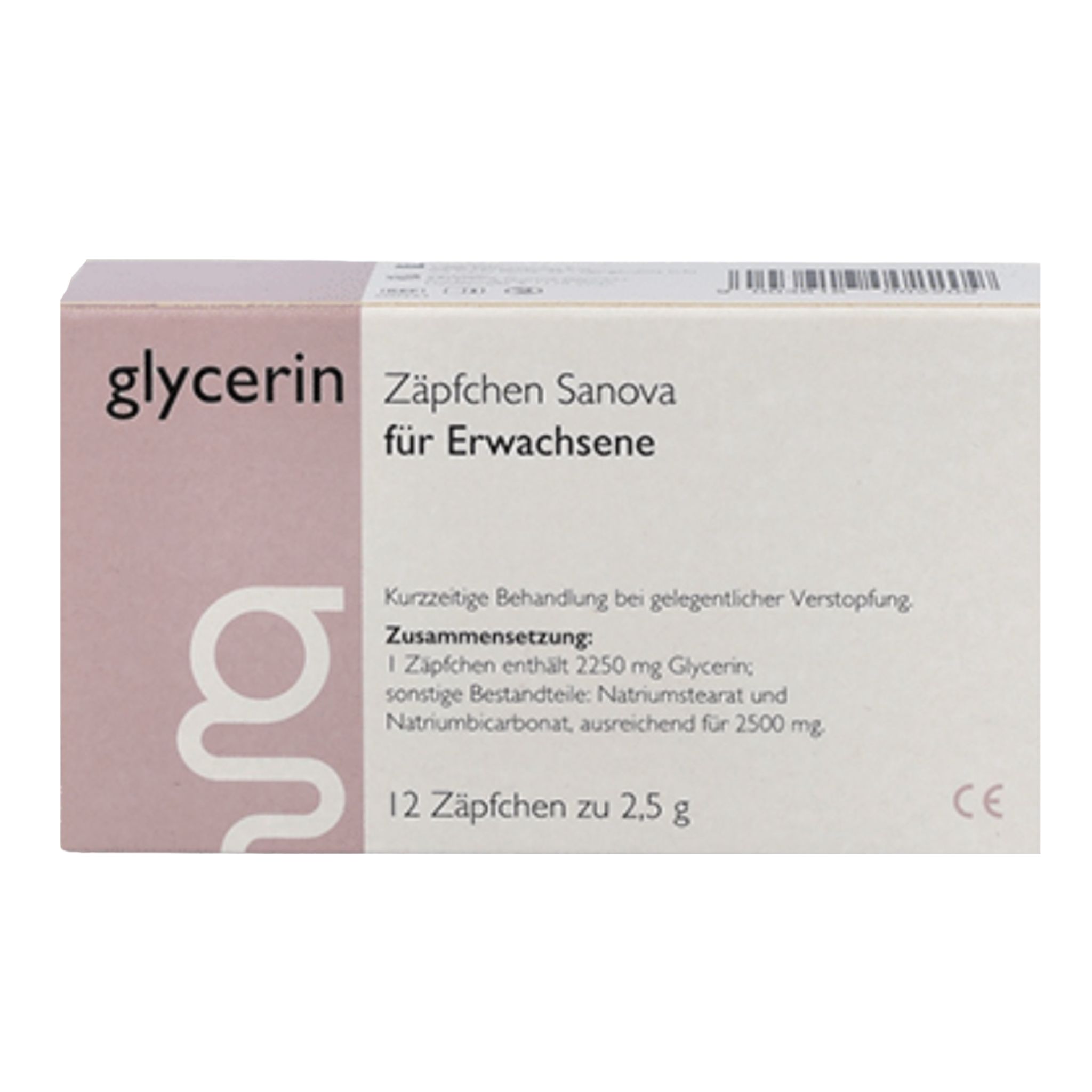 Glycerin Zäpfchen Sanova MP Erwachsene