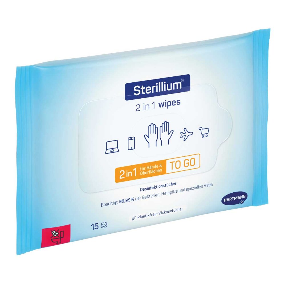 Sterillium Desinfektionstücher 2in1 Hände- und Flächendesinfektion Sterillium Desinfektionstücher 2in1 Hände- und Flächendesinfektion
