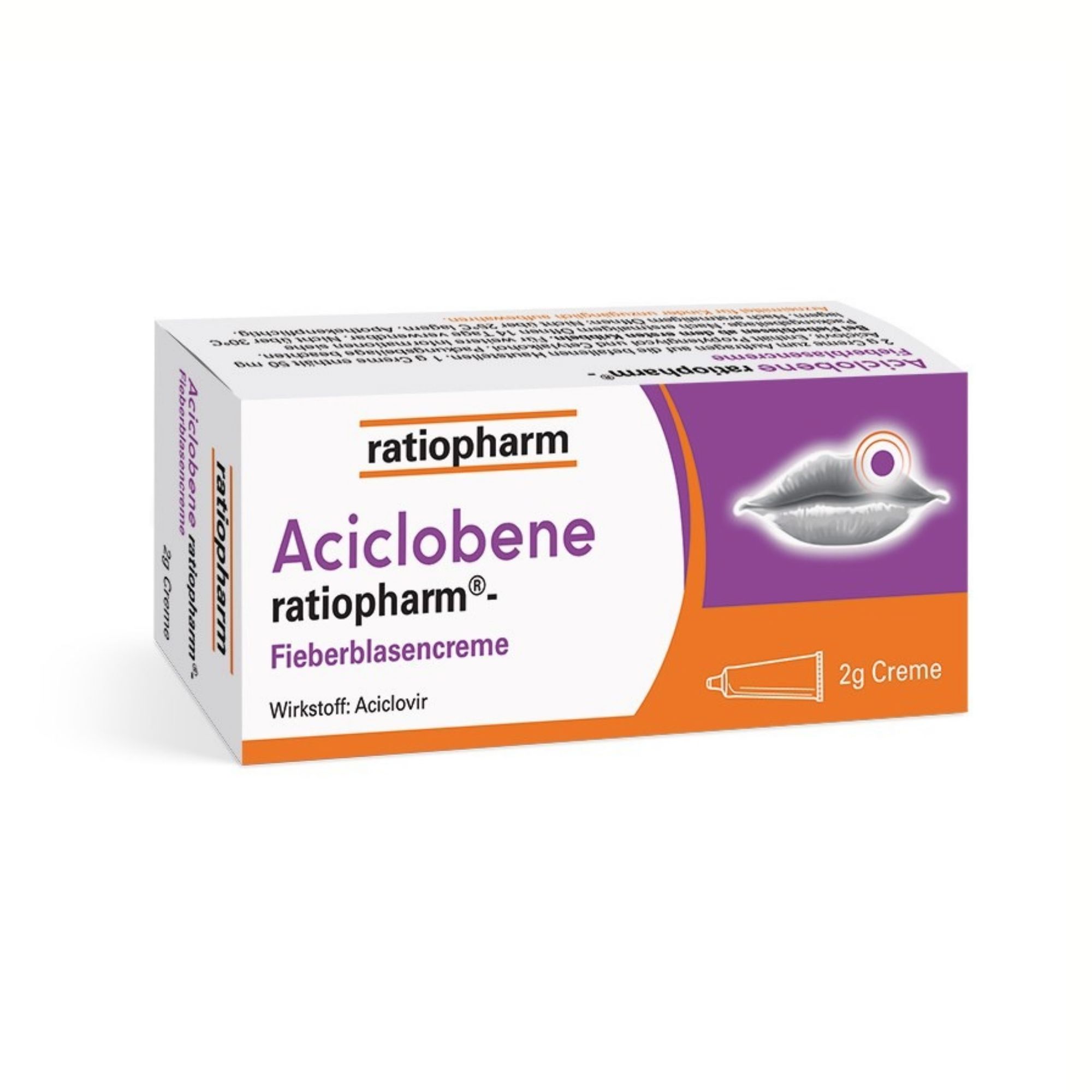 Aciclobene "ratiopharm" - Fieberblasencreme