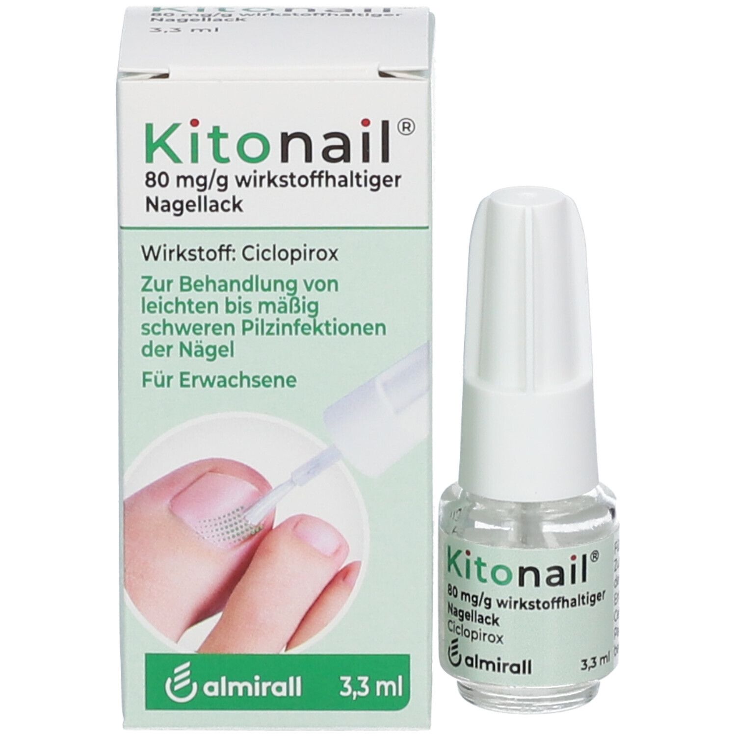 Kitonail 80 mg/g wirkstoffhaltiger Nagellack